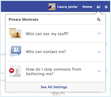 Facebookプライバシー設定