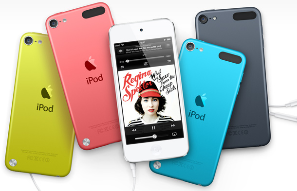 iPod touchカラー